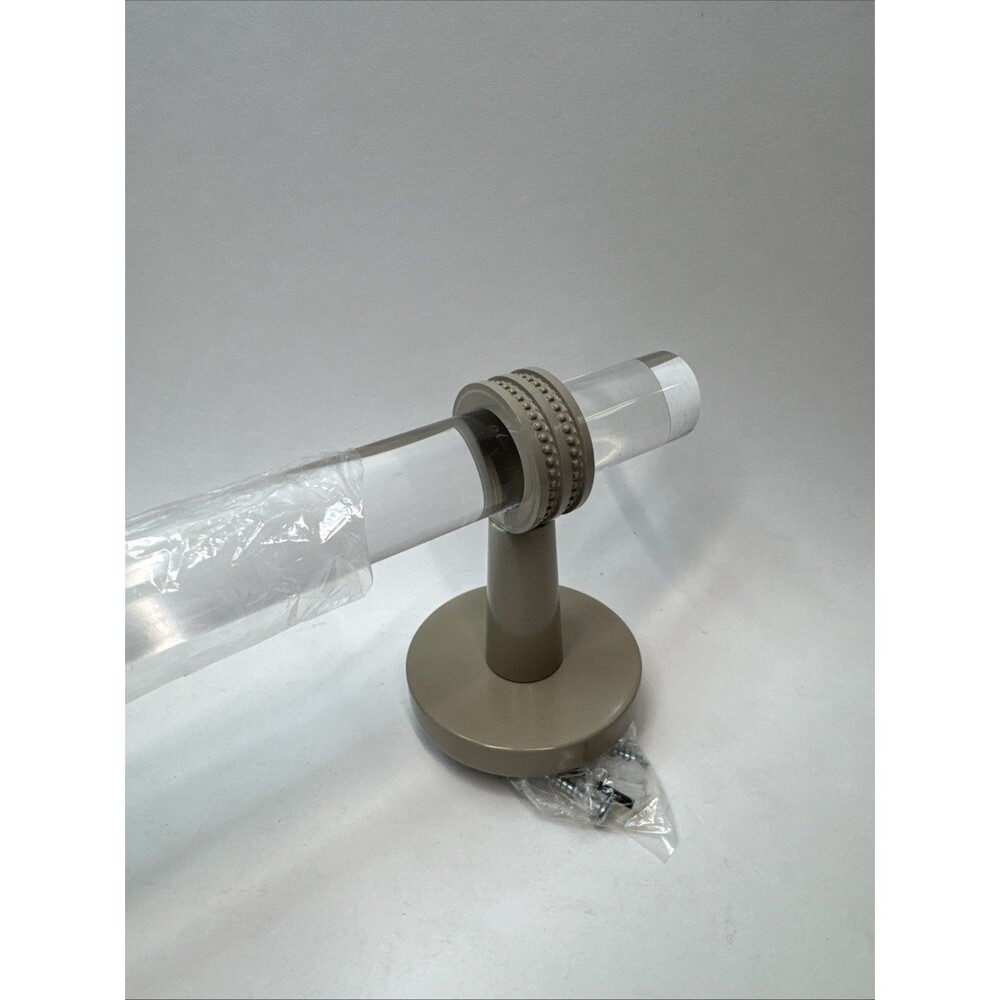 Pacific Beach Shower Door Towel Bar with Grooved Accents 30 Inch Allied Brass